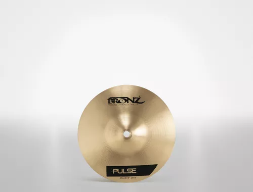 Prato de Bateria Splash Bronz Pulse 8 B-20 Dourado