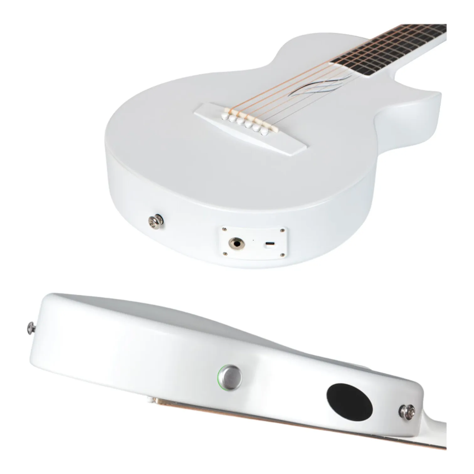 Violão Eletroacústico Seizi ENYA Nova Go 35 Branco Destro