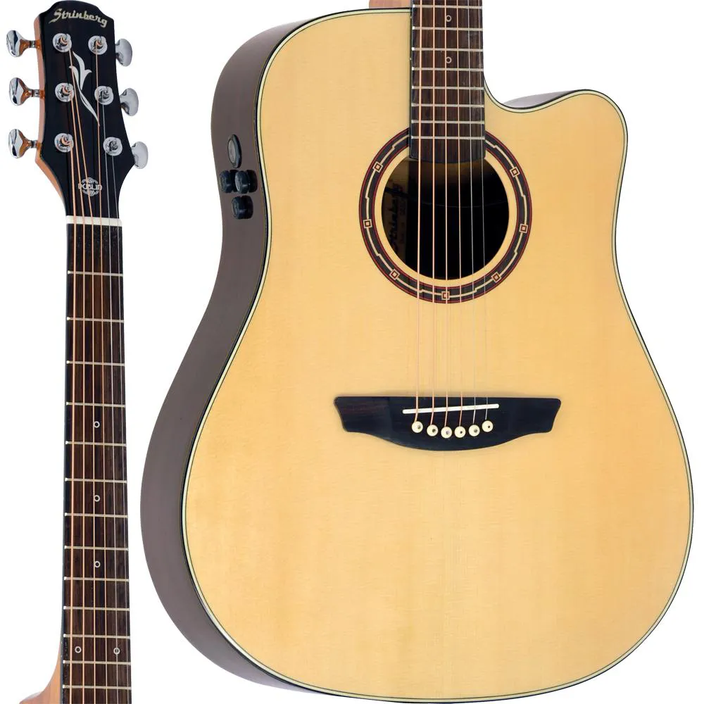 Violão Eletroacústico Strinberg Dublin DE50SC Natural 6 Cordas