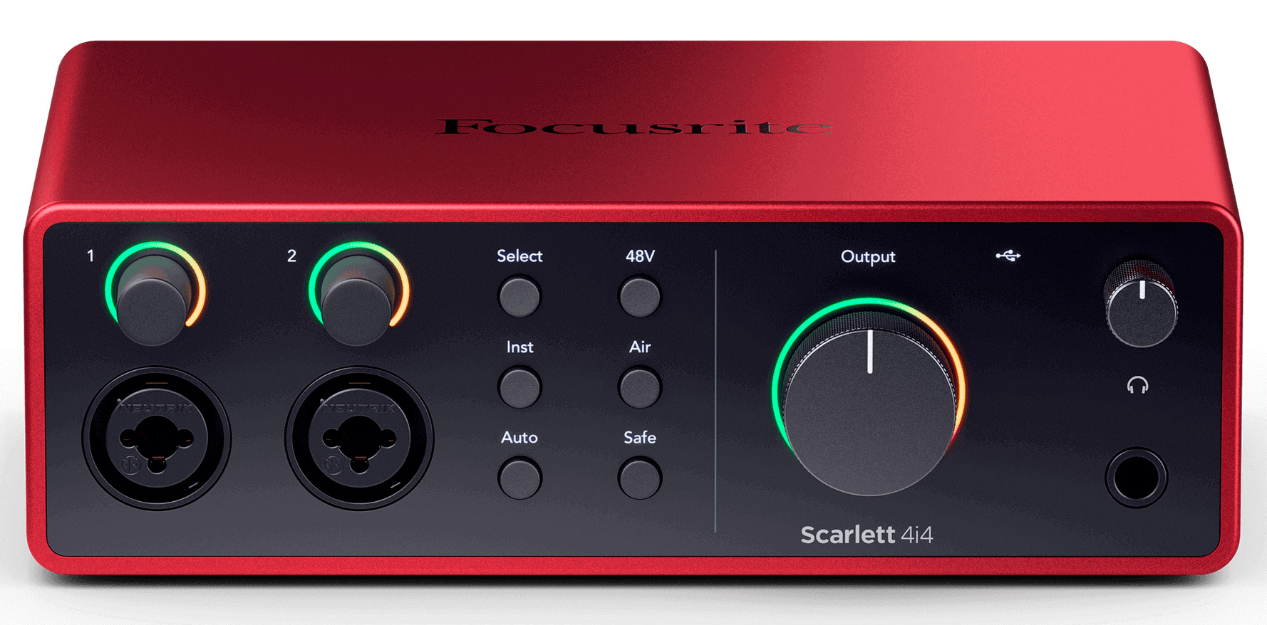 Interface de Áudio Focusrite Scarlett 4I4 - 4ª Geração