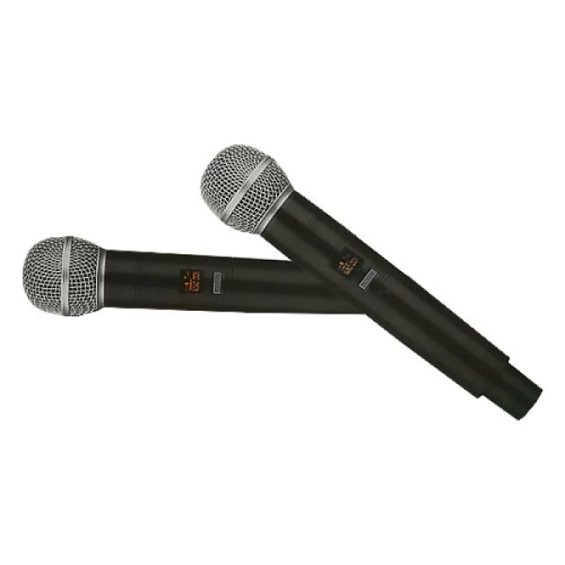 Microfone S/ Fio UHF Duplo SoundPro SP-602