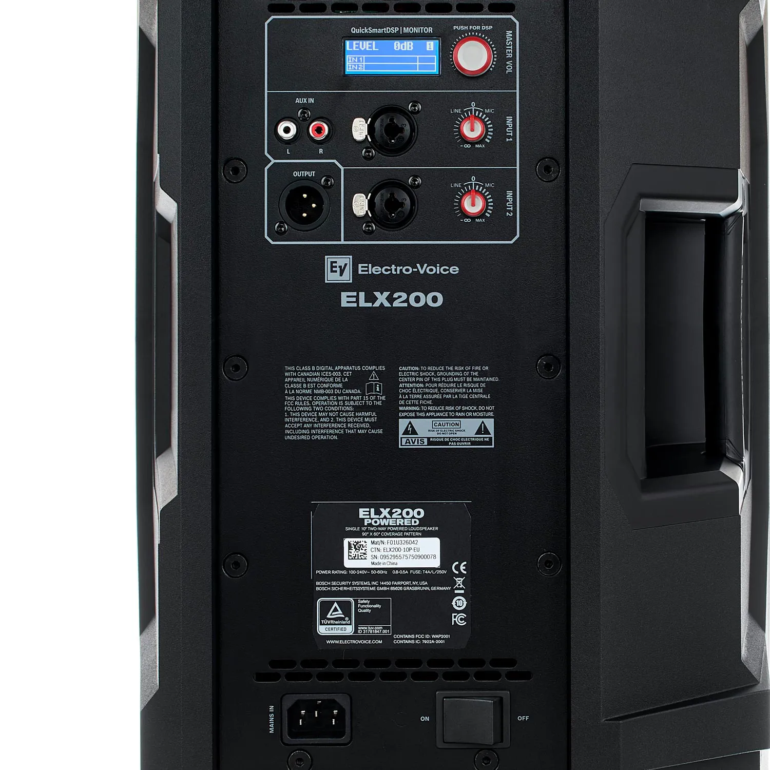Caixa de Som Eletrovoice ELX200-10P-GL