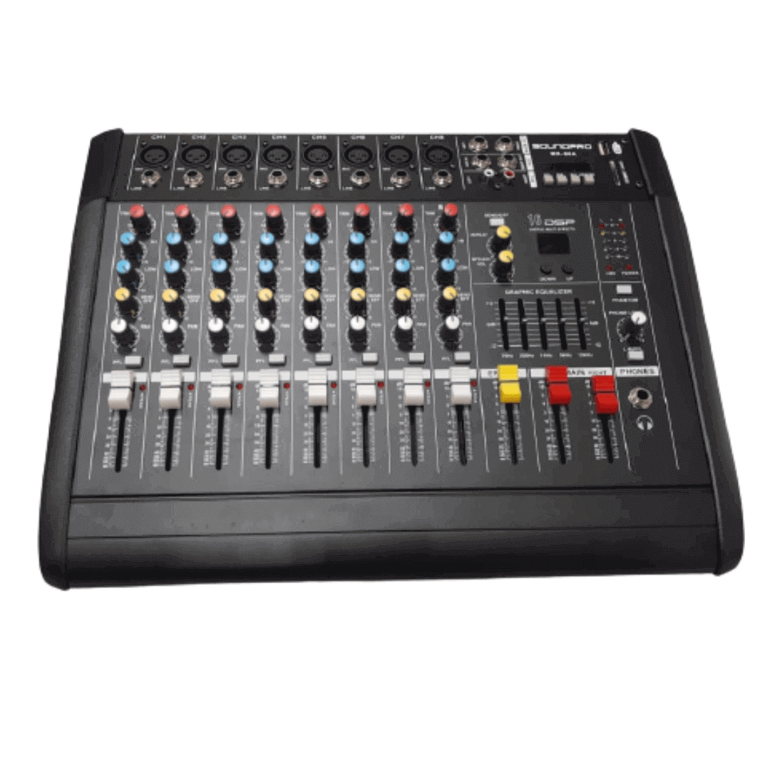 Mixer SoundPro MX80-USB - Mixer Profissional USB para Estúdio