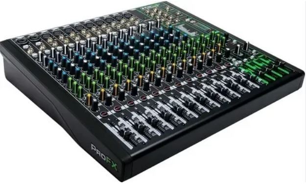 Mesa de Som Mackie PROFX16V3 - Console de Mixagem com Efeitos