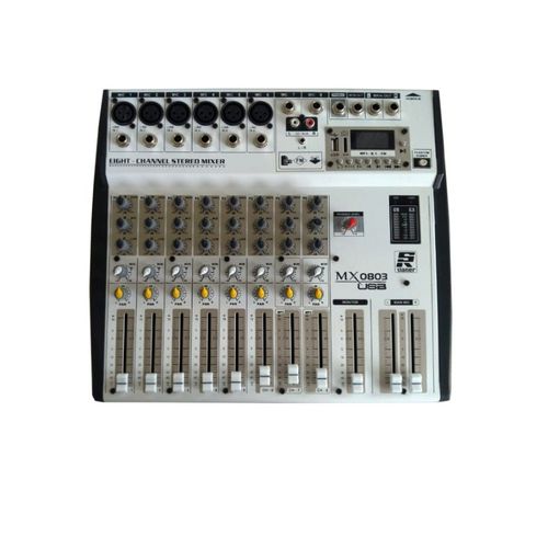 Mesa de Som Analógica STANER MX0803 8 Canais Bluetooth